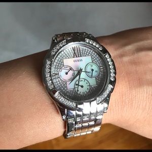 Guess silver watch